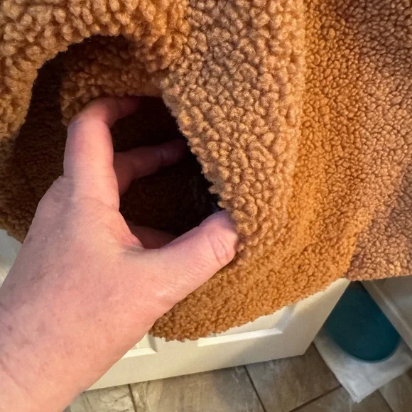 We The Free Warm Brown Teddy Jacket New - Picture 3 of 6